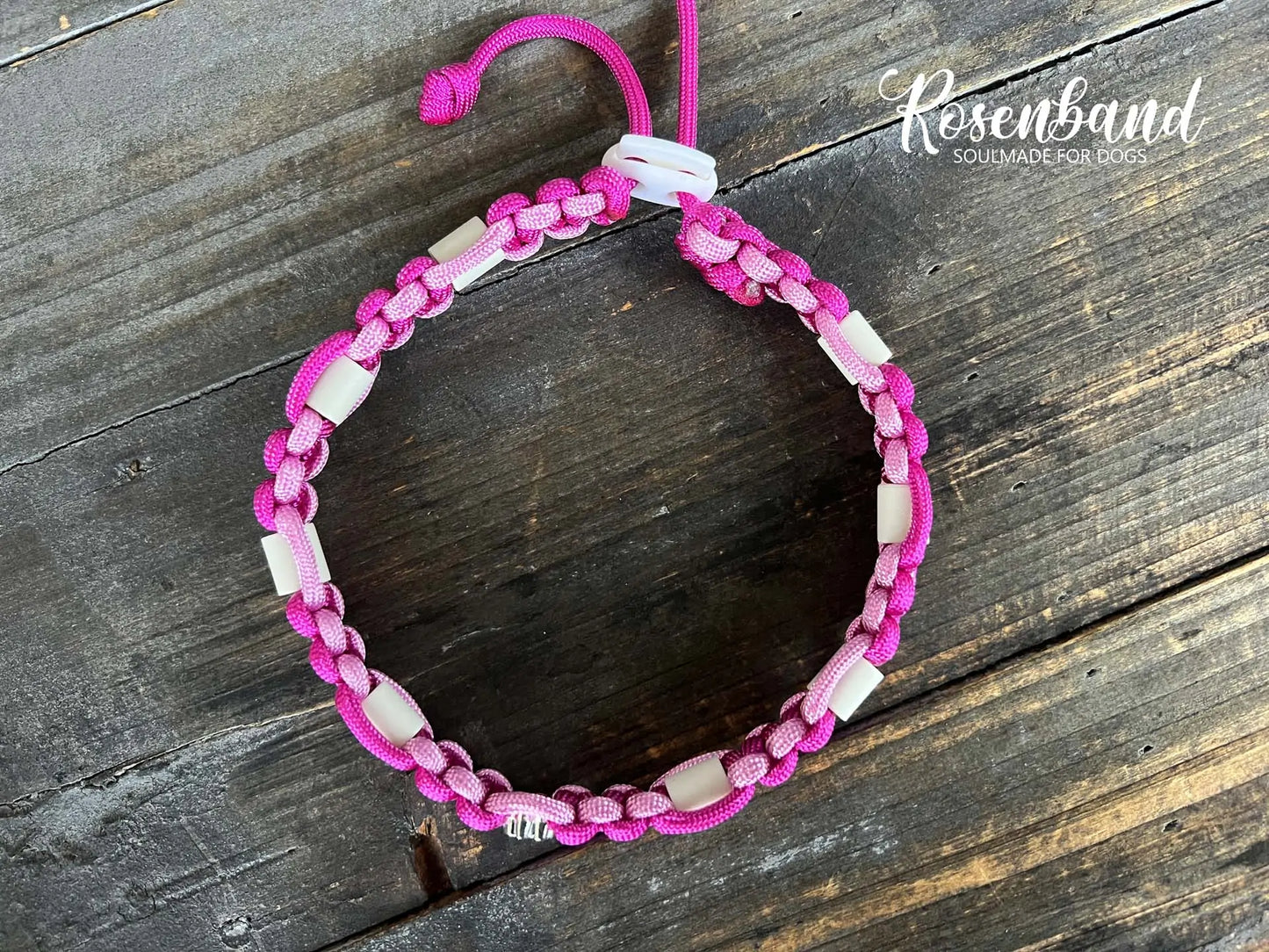 Pink-Rosa EM-Keramik Schmuckhalsband