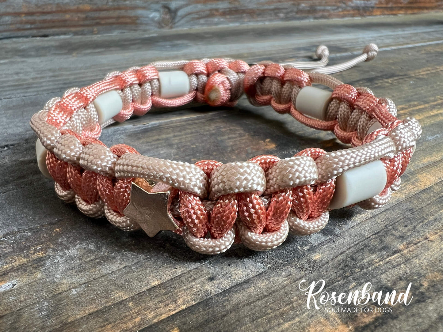 Peach Blossom EM-Keramik Schmuckhalsband