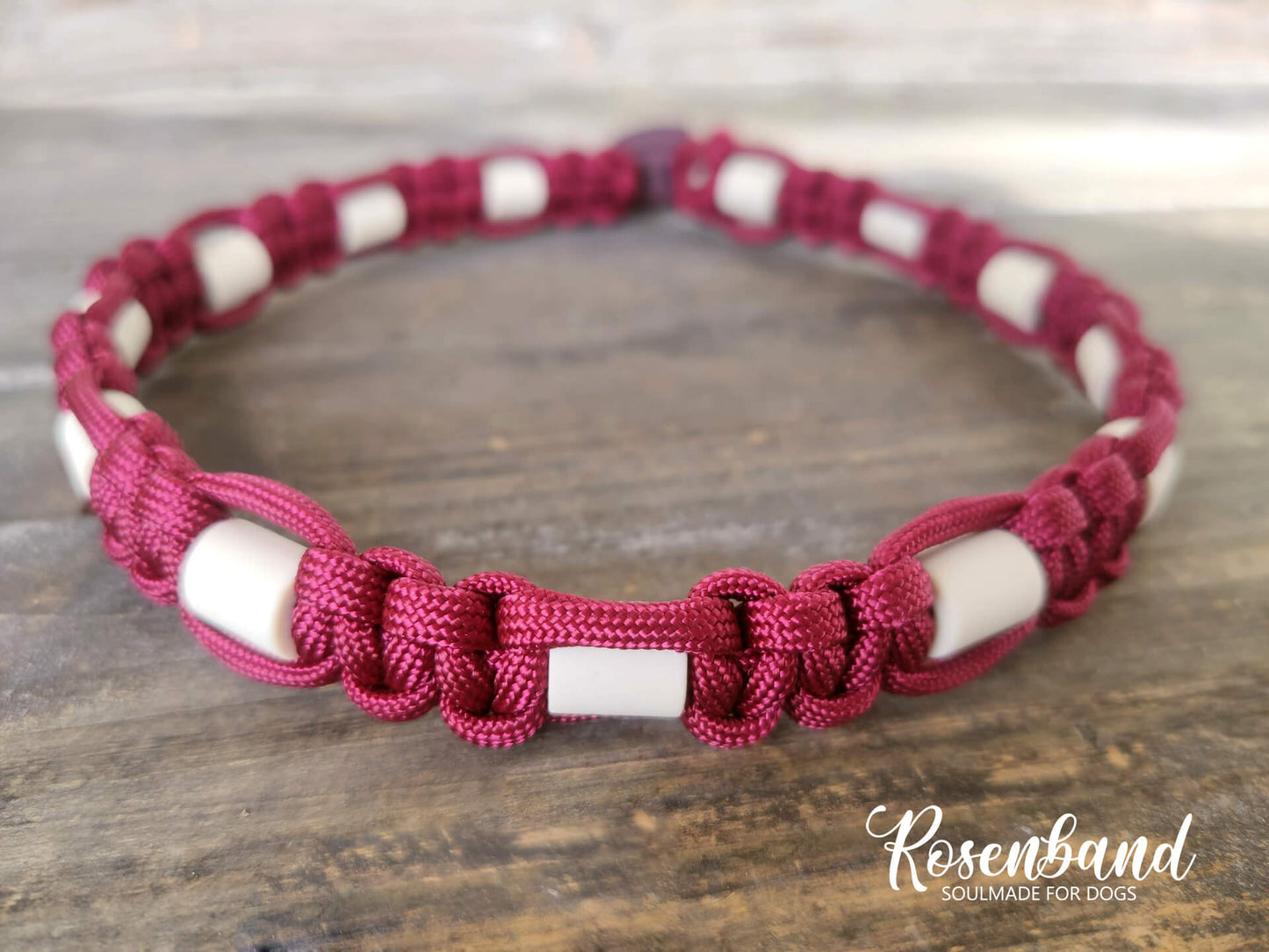 Pure Burgundy EM-Keramik Schmuckhalsband