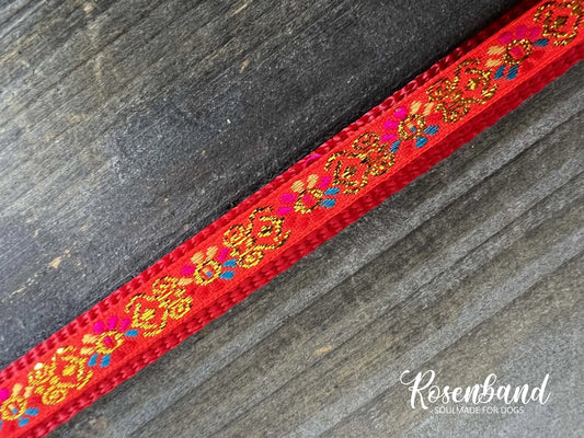 Indian Love Orange - Motivhalsband